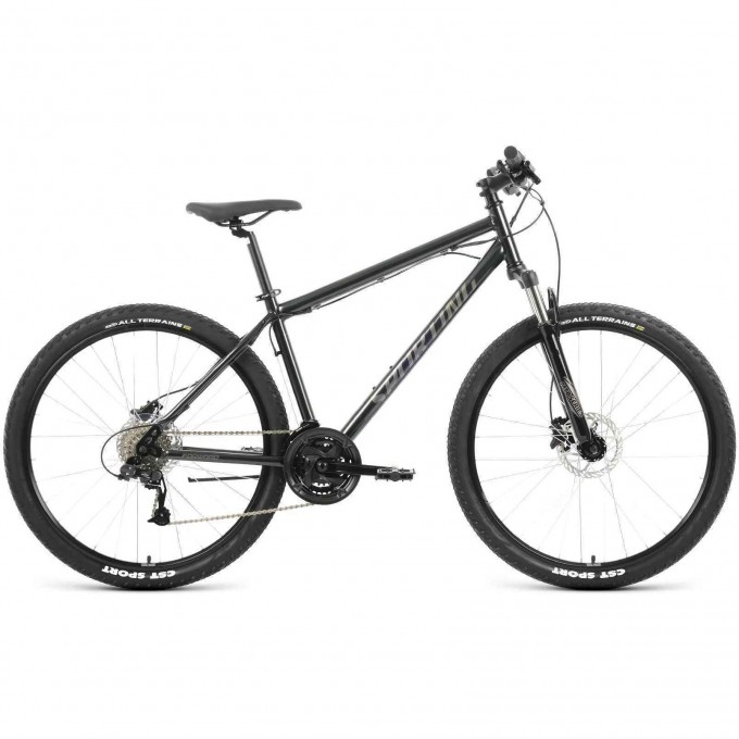 Велосипед FORWARD SPORTING 27,5 3.2 HD 27,5", рама 19", черный/темно-серый 2023 RB3R7813BXBKDGY